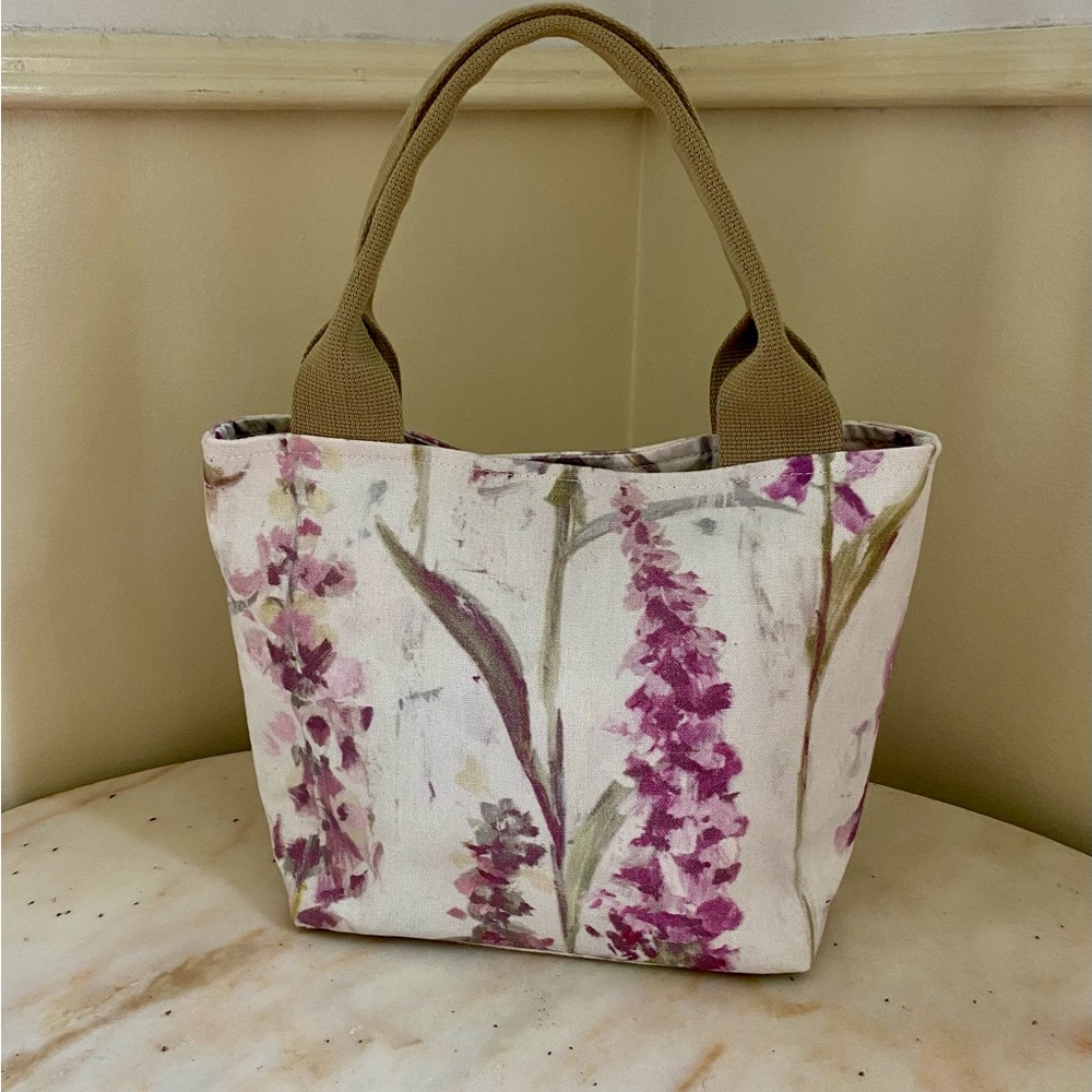 The Hettie Company Floral Cotton Handbag NWT Made In England 🇬🇧 - Picture 6 of 9